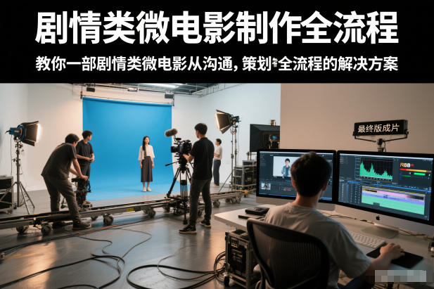 剧情类微电影制作全流程，教你一部剧情类微电影从沟通，策划到拍摄制作全流程的解决方案-小酒源码