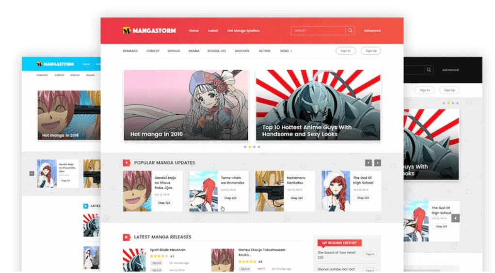 Madara 2.2.2.1主题源码 响应式WordPress漫画小说主题模板-小酒源码