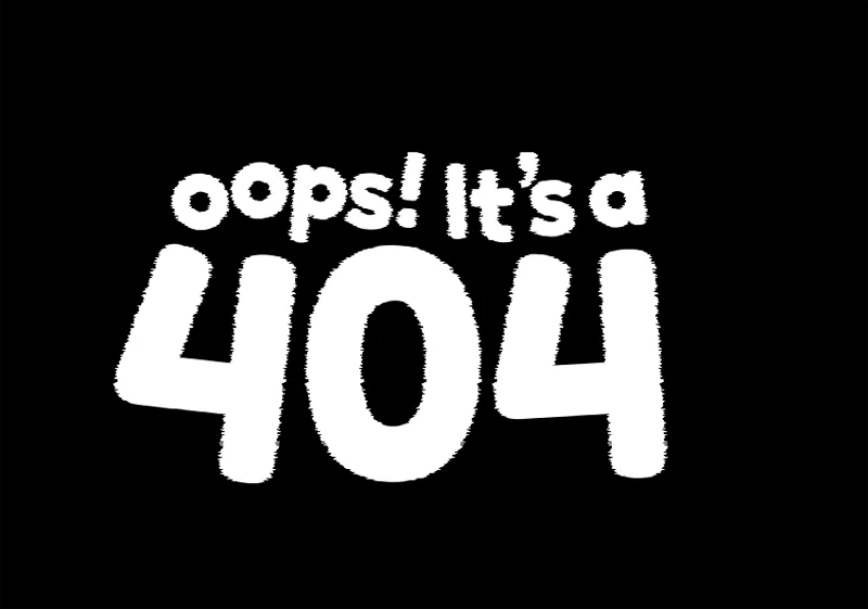 文字抖动动画特效404错误页面HTML源码-小酒源码