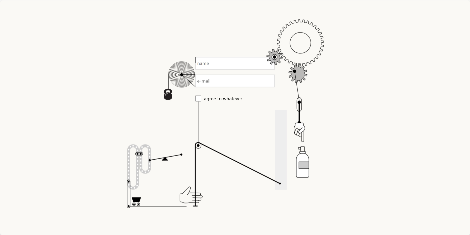 小题大做的动态互动登录页html源码-小酒源码