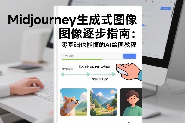 Midjourney生成式图像逐步指南：零基础也能懂的AI绘图教程-小酒源码